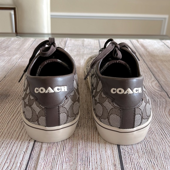 Coach Skate Lace Up Sneaker In Signature Jacquard - Picture 4 of 7